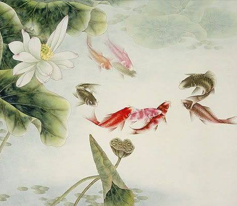 Мастер-класс по китайской живописи «Лотос, рыбы и стрекозы»